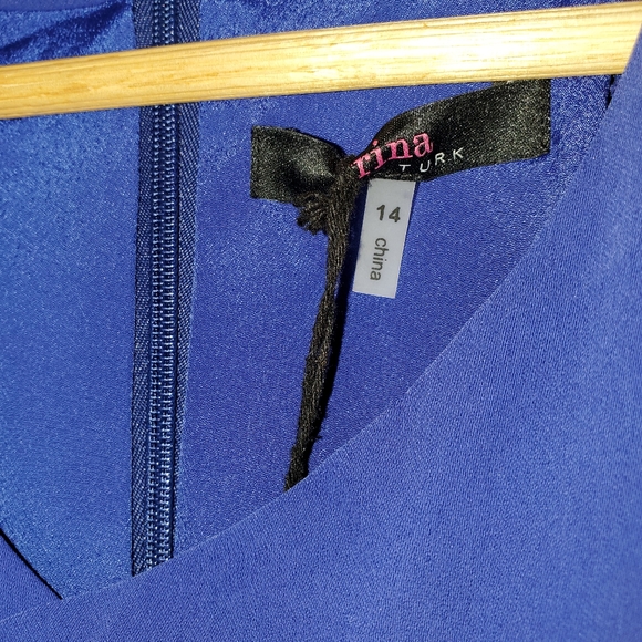 🆕 Trina Turk Avebury Cross Front Halter Style Ruffle Dress  NWT - Picture 4 of 7